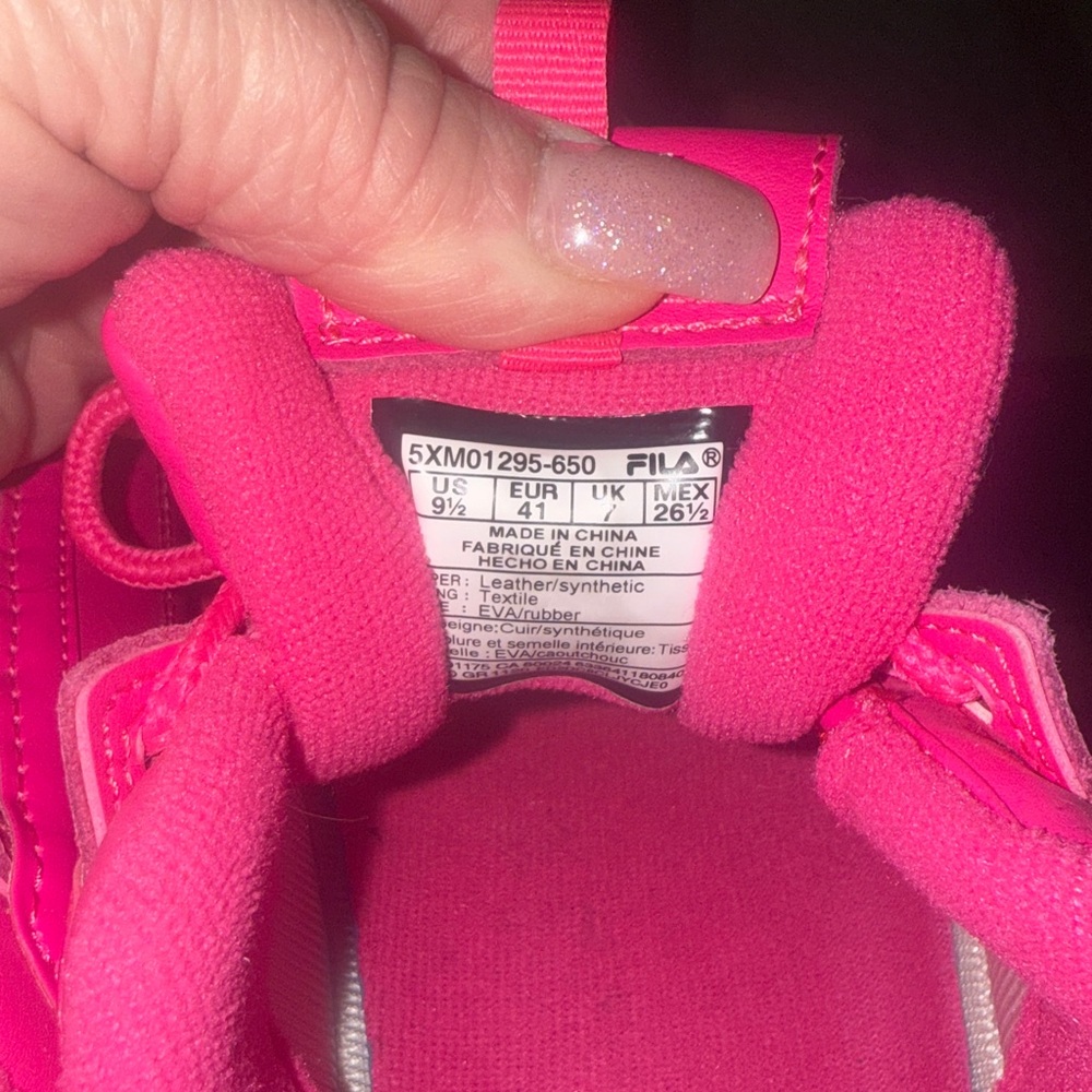 Fila Disruptor Hot Pink EUC - Picture 7 of 9